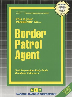 cover image of Border Patrol Agent